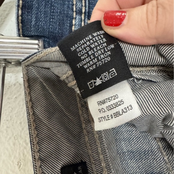 Buckle Black Denim Size 34 Regular Fit Distressed Fade No. 3 Style# BBLA313 BKE - Picture 10 of 13